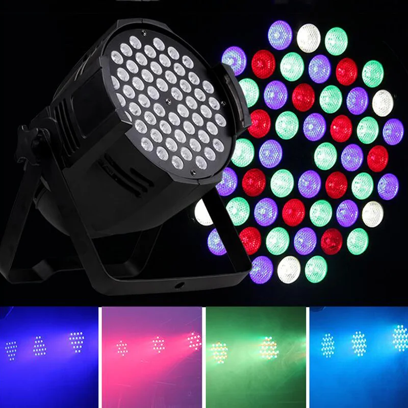 LED Stage Lighting Effect Strobe Light 54*3W RGB Full Color Par Light Voice Control DJ Disco Light KTV Bar Beam Projector
LED Stage Lighting Effect Strobe Light 54*3W RGB Full Color Par Light Voice Control DJ Disco Light KTV Bar Beam Projector