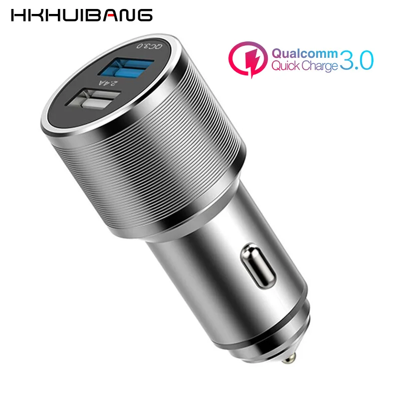 HKHUIBANG USB Car Charger Quick Charger QC 3.0 For iPhone 11 Pro Xiaomi Huawei Samsung Fast Charging Phone Charger
HKHUIBANG USB Car Charger Quick Charger QC 3.0 For iPhone 11 Pro Xiaomi Huawei Samsung Fast Charging Phone Charger