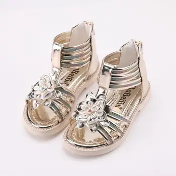 Princess Floral Sandals For Girls Little Big Kids Roman Sandals Children Gladiator Beach Sandals With Pearls Sweet Soft 21-36
Princess Floral Sandals For Girls Little Big Kids Roman Sandals Children Gladiator Beach Sandals With Pearls Sweet Soft 21-36