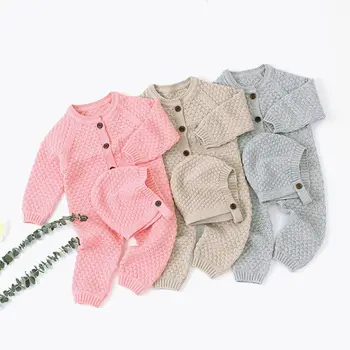 Autumn Winter Newborn Baby Boy Girl New Clothes Solid Color Knitted Warm Button Romper + Hat Outfit Set 0-24M
Autumn Winter Newborn Baby Boy Girl New Clothes Solid Color Knitted Warm Button Romper + Hat Outfit Set 0-24M