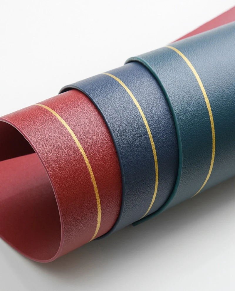 Generic Octagon water blue Inyahome PU Table Place Mats Octagon Set Of