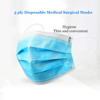 80 Pcs Surgical Masks Disposable Anti Flu Face Mouth Masks 3 Ply Non Woven Earloop Anti-Dust PM2.5 Safe Soft Medical Face Masks
80 Pcs Surgical Masks Disposable Anti Flu Face Mouth Masks 3 Ply Non Woven Earloop Anti-Dust PM2.5 Safe Soft Medical Face Masks