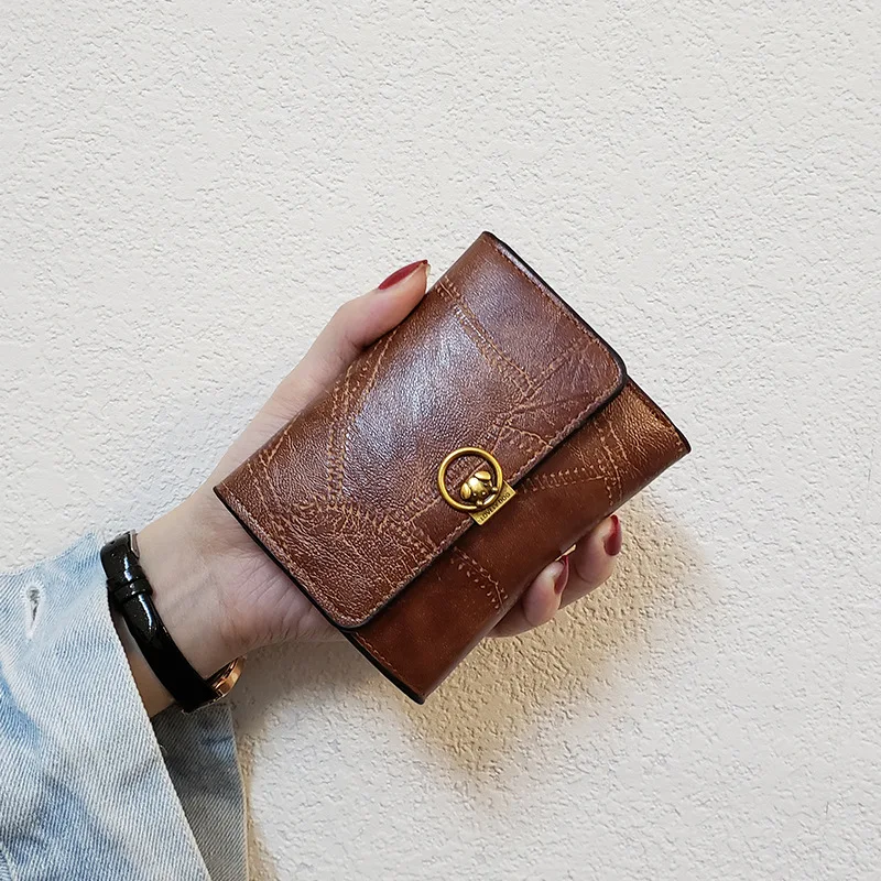 The European and American Fashion Mini Wallet Restoring Ancient Ways Brief Paragraph Buckle Folding Soft. Lady Slim Wallet
The European and American Fashion Mini Wallet Restoring Ancient Ways Brief Paragraph Buckle Folding Soft. Lady Slim Wallet