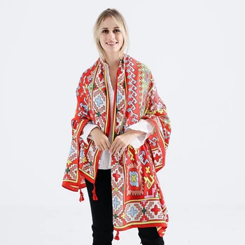 2020 Retro Ethnic Big Square Scarf Scarves For Women Fashion Geometric Vintage Pattern Scarf Spring And Summer Female Scarf Shaw
2020 Retro Ethnic Big Square Scarf Scarves For Women Fashion Geometric Vintage Pattern Scarf Spring And Summer Female Scarf Shaw