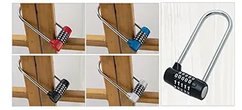 Locker door handle handle lock padlock password lock, gym lock, 4-digit combination padlock, security padlock, luggage locker, w
Locker door handle handle lock padlock password lock, gym lock, 4-digit combination padlock, security padlock, luggage locker, w