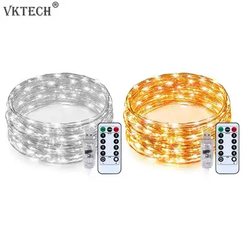 10m Copper Wire String Light 8 Modes USB Powered Fairy Light Garland Waterproof Remote Control Decorative Fairy Lamp Tape
10m Copper Wire String Light 8 Modes USB Powered Fairy Light Garland Waterproof Remote Control Decorative Fairy Lamp Tape