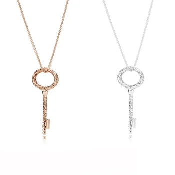 New 925 Sterling Silver Rosegold Vintage Noble Magic Key Hanging Charms Fit Original Pan Bracelet Necklace For Women DIY Jewelry
New 925 Sterling Silver Rosegold Vintage Noble Magic Key Hanging Charms Fit Original Pan Bracelet Necklace For Women DIY Jewelry