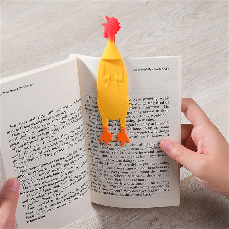 Cute Animal Bookmarks Kawaii Silica Chicken Shape Book Marks for Books Page Holder Office Stationery Creative Gift Supplies
Cute Animal Bookmarks Kawaii Silica Chicken Shape Book Marks for Books Page Holder Office Stationery Creative Gift Supplies