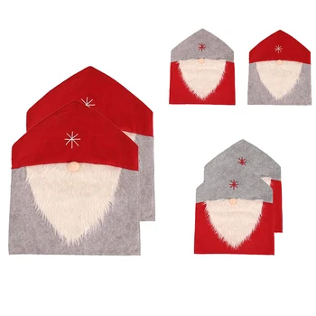 Christmas Chair Covers Set of 2,Santa Hat Chair Back Suit Slipcovers for Home Dining Room Holiday Party Decor
Christmas Chair Covers Set of 2,Santa Hat Chair Back Suit Slipcovers for Home Dining Room Holiday Party Decor
