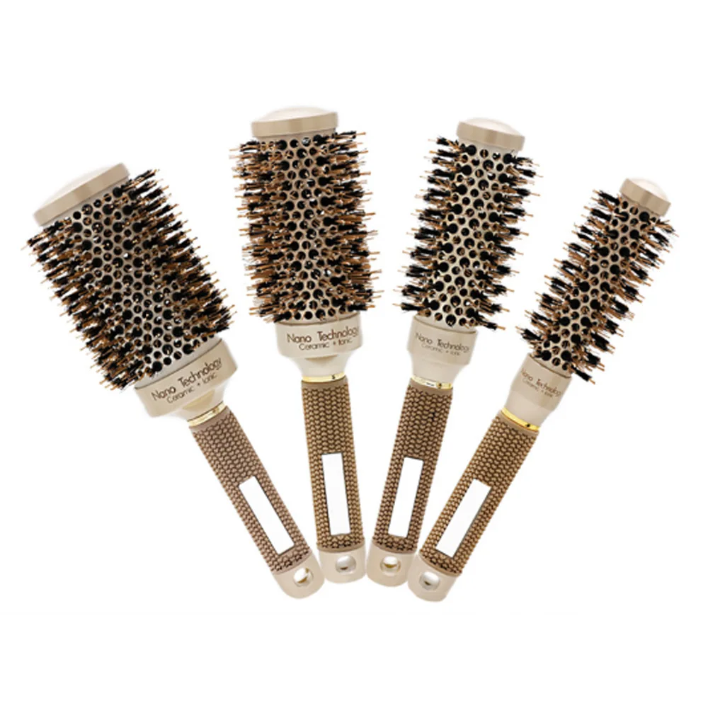 Round Brushes for Blow Drying Professional Anion Anti-static Large Hair brushesSalon Styling Comb Gold (4 size/set)
Round Brushes for Blow Drying Professional Anion Anti-static Large Hair brushesSalon Styling Comb Gold (4 size/set)