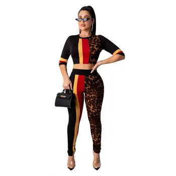 Autumn Winter Women Two Piece Set Top and Pants Plus Size Tracksuit Sweatsuit Outfit Leopard Casual Active Outfits
Autumn Winter Women Two Piece Set Top and Pants Plus Size Tracksuit Sweatsuit Outfit Leopard Casual Active Outfits