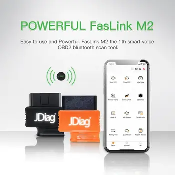 JDiag M2 Powerful OBD2 Automotive Engine Read And Clear Codes Reader Diagnostic Tools Car Scanners Bluetooth 4.2 IOS & Android
JDiag M2 Powerful OBD2 Automotive Engine Read And Clear Codes Reader Diagnostic Tools Car Scanners Bluetooth 4.2 IOS & Android