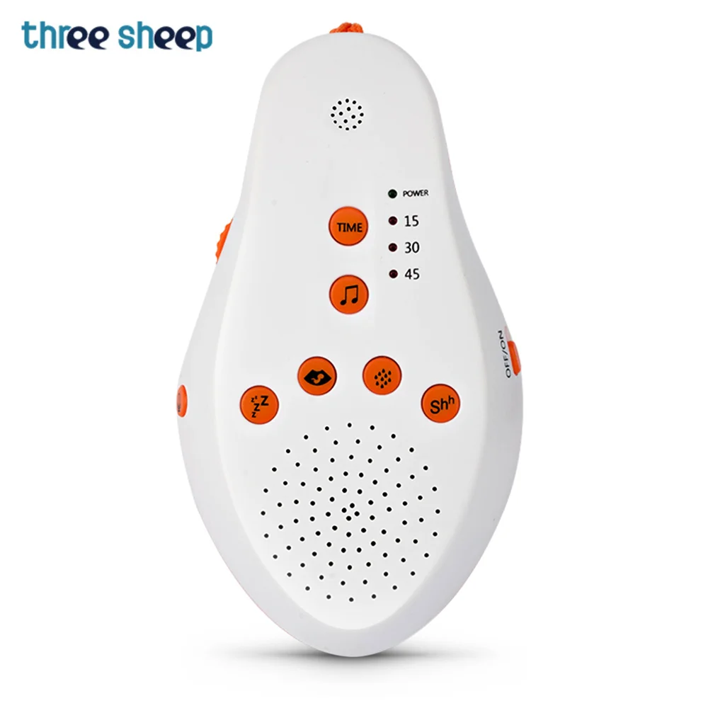Threesheep S7 1800mAh Baby White Noise Machine Hanging Rope Design Voice Sensor 16 Soothing Sounds | Мать и ребенок