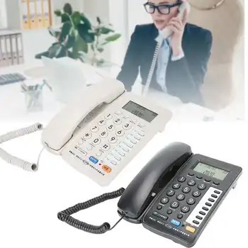 C199 Fixed Telephone Home Wired Landline Business Office Corded Phone Desk Large Display
C199 Fixed Telephone Home Wired Landline Business Office Corded Phone Desk Large Display