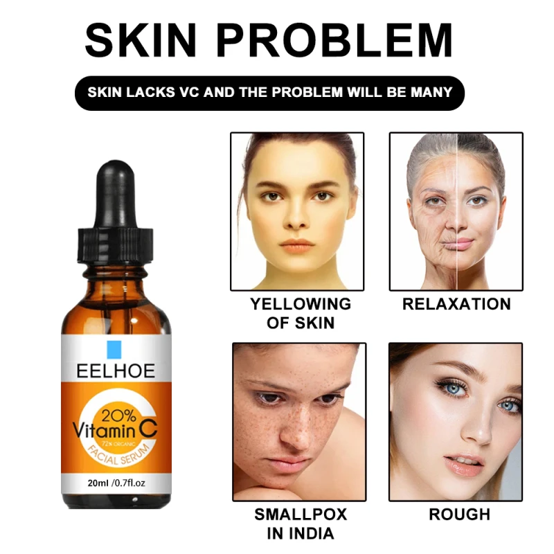 10/20/30ml Vitamin C Liquid Serum Anti-aging Whitening Face Essence Oil Hyaluronic Acid Anti-wrinkle Face Serum TSLM2
10/20/30ml Vitamin C Liquid Serum Anti-aging Whitening Face Essence Oil Hyaluronic Acid Anti-wrinkle Face Serum TSLM2