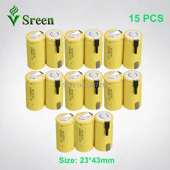 1.2V Subc NI-CD Battery Cell 1500mAh with Nickel Plate DIY to SC Rechargeable Battery Packs Electronic Accumulator
1.2V Subc NI-CD Battery Cell 1500mAh with Nickel Plate DIY to SC Rechargeable Battery Packs Electronic Accumulator