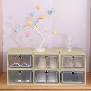 1pc Transparent shoe box storage shoe boxes thickened dustproof shoes organizer box can be superimposed combination shoe cabinet
1pc Transparent shoe box storage shoe boxes thickened dustproof shoes organizer box can be superimposed combination shoe cabinet