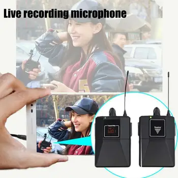 Microphone Professional UHF Wireless Microphone System Microphone Recorder Mic For Camcorder Transmitter Lavalier Lapel Rec F8S5
Microphone Professional UHF Wireless Microphone System Microphone Recorder Mic For Camcorder Transmitter Lavalier Lapel Rec F8S5