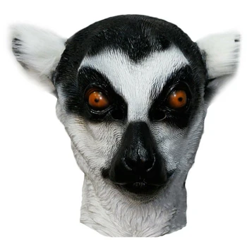Lemur Mask, Nature Jungle Animal Latex Full Head Mask Woodland Fancy Dress Costume Props Party Masks
Lemur Mask, Nature Jungle Animal Latex Full Head Mask Woodland Fancy Dress Costume Props Party Masks