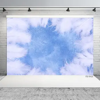White Feather Blue Photo Backdrops Customized Background for Baby Shower Children Birthday Party Photophone Photography Props
White Feather Blue Photo Backdrops Customized Background for Baby Shower Children Birthday Party Photophone Photography Props