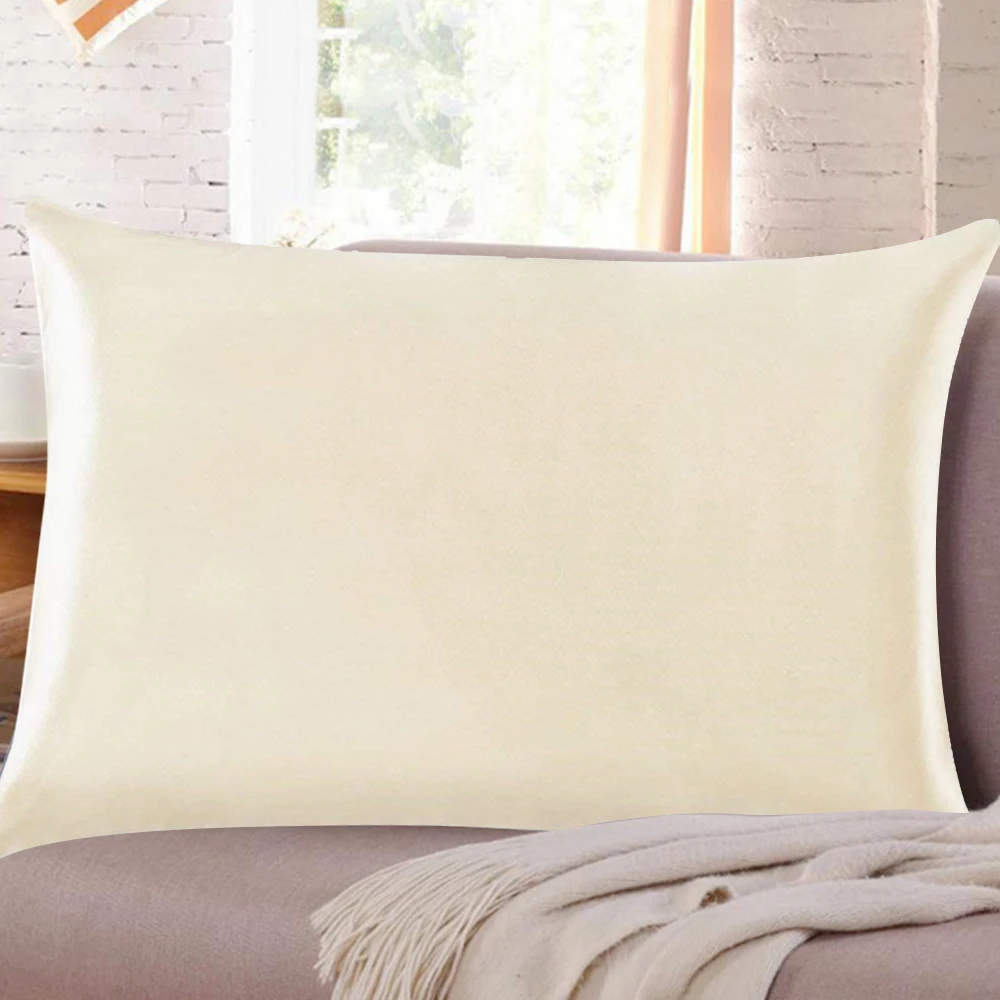 1PC Emulation Silk Satin Pillowcase Single Solid Color Pillow Covers Luxury Pillow Case For Bed Throw
1PC Emulation Silk Satin Pillowcase Single Solid Color Pillow Covers Luxury Pillow Case For Bed Throw