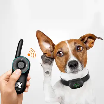 

400 Meters Waterproof Pet Bark Stopper Dog Shock Collar Training Electronic Vibration Remote Control