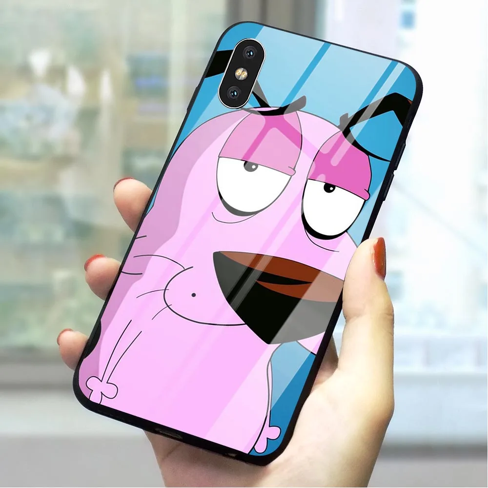 Protective Courage Cowardly Dog Phone Cover for iPhone 6S Plus Case 8 XR X 7 6 5 5S SE Xs Max Tempered Glass Soft
Protective Courage Cowardly Dog Phone Cover for iPhone 6S Plus Case 8 XR X 7 6 5 5S SE Xs Max Tempered Glass Soft