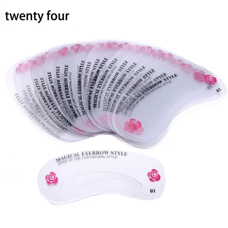 24 Pcs Reusable Eyebrow Stencil Set Eye Brow DIY Drawing Guide Shaping Grooming Template Card Easy Makeup Beauty Kit SSw
24 Pcs Reusable Eyebrow Stencil Set Eye Brow DIY Drawing Guide Shaping Grooming Template Card Easy Makeup Beauty Kit SSw