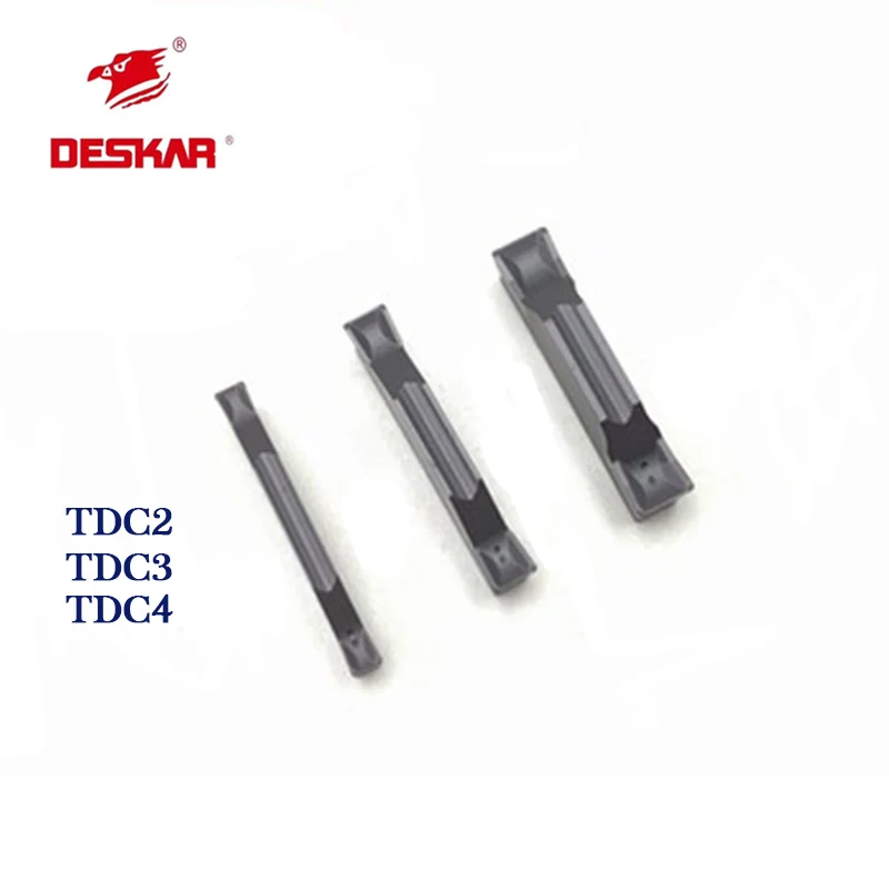 10PCS TDC2 TDC3 TDC4 LF6018 Carbide Insert 2mm 3mm 4mm DESKAR Grooving Blade Slotting CNC Lathe Turning Tool for Stainless Steel
10PCS TDC2 TDC3 TDC4 LF6018 Carbide Insert 2mm 3mm 4mm DESKAR Grooving Blade Slotting CNC Lathe Turning Tool for Stainless Steel