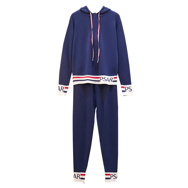 Amolapha Women Autumn Winter Hooded Knit Top Sweater + Pants 2 Pieces Sets Casual Striped Letter Knit Tracksuits
Amolapha Women Autumn Winter Hooded Knit Top Sweater + Pants 2 Pieces Sets Casual Striped Letter Knit Tracksuits