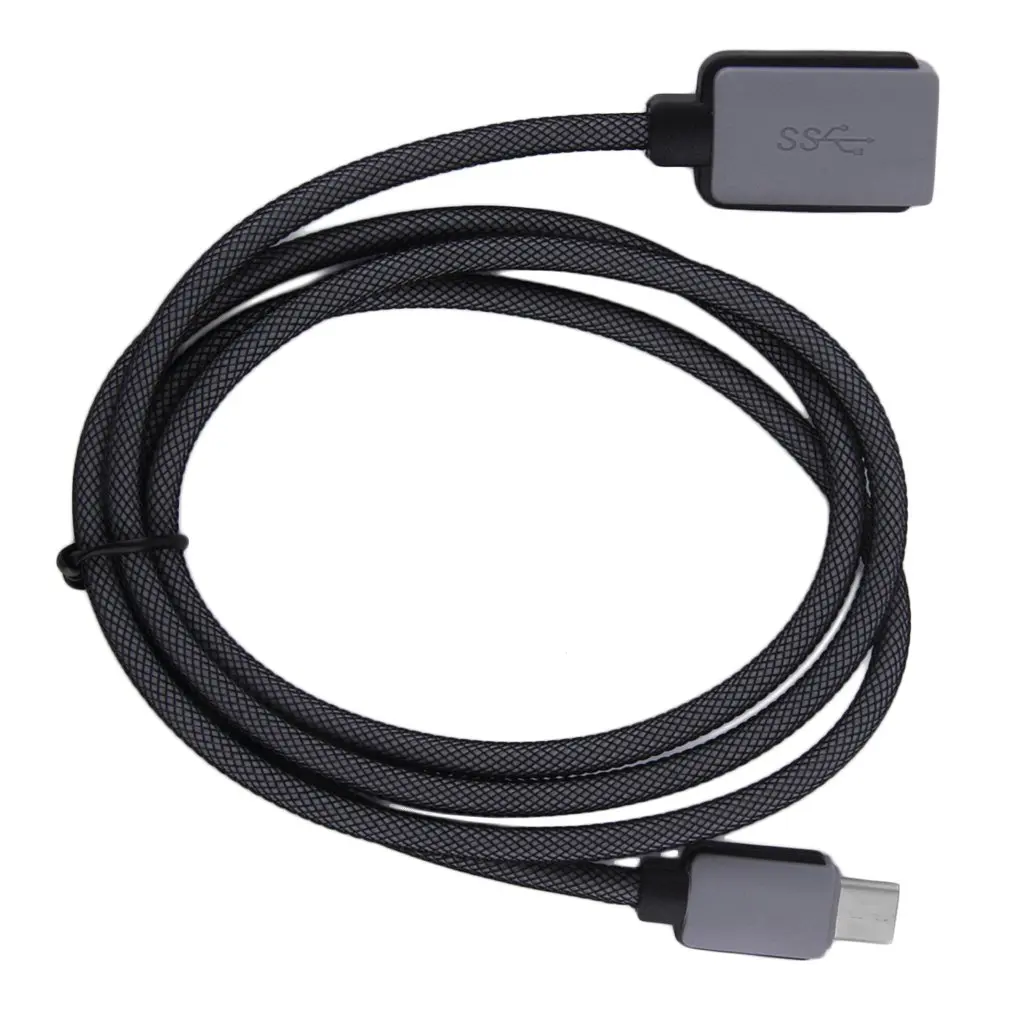 1M Long Braided Data Cable USB 3.1 Type C Male to OTG Data Sync Charger Cable Universal For Mobile Phones
1M Long Braided Data Cable USB 3.1 Type C Male to OTG Data Sync Charger Cable Universal For Mobile Phones