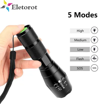 2000LM LED flashlight Ultra Bright Torch XML T6 Camping Light 5 Modes Linterna Waterproof Zoomable 18650 Battery Bicycle Light
2000LM LED flashlight Ultra Bright Torch XML T6 Camping Light 5 Modes Linterna Waterproof Zoomable 18650 Battery Bicycle Light