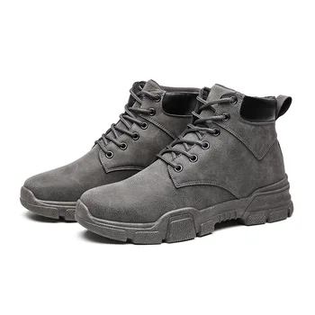 2020 New Martin Platform Boots Shoe for Men Autumn High Top Personality Short Boots Men British Black Leather Boots Korean Trend
2020 New Martin Platform Boots Shoe for Men Autumn High Top Personality Short Boots Men British Black Leather Boots Korean Trend