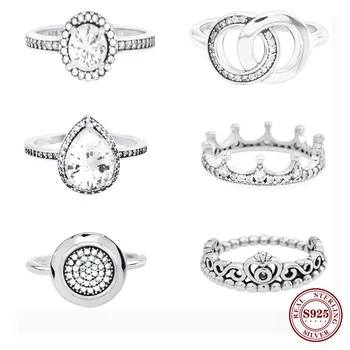 925 Sterling Silver Fashion Cubic Zirconia Princess Tiara Crown Pan Rings for Women Engagement DIY Jewelry
925 Sterling Silver Fashion Cubic Zirconia Princess Tiara Crown Pan Rings for Women Engagement DIY Jewelry