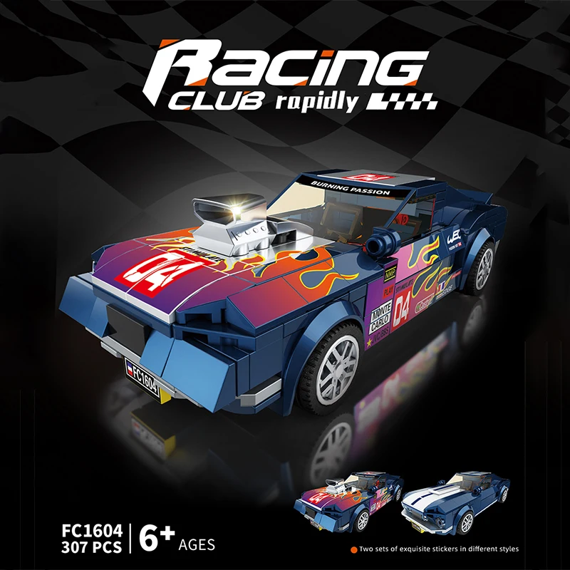 Technic Racing Car Building Blocks Mechanical Sports Supper Speed Vehicle Constructor Racing Bricks Model Toys for Children Gift
Technic Racing Car Building Blocks Mechanical Sports Supper Speed Vehicle Constructor Racing Bricks Model Toys for Children Gift