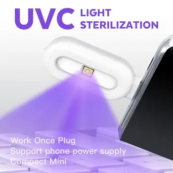 Mini Lamp Portable 265-280nm UV-light Using With Plug Into Phone
Mini Lamp Portable 265-280nm UV-light Using With Plug Into Phone