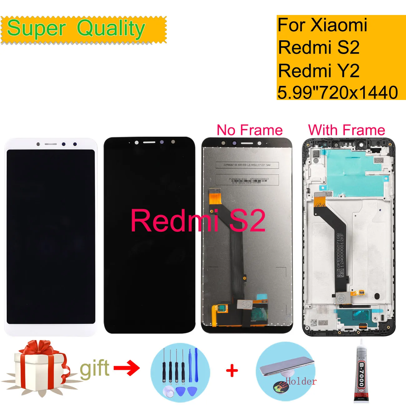 AAA Quality LCD For Xiaomi Redmi S2 LCD Display Digitizer Touch Screen Assembly Frame Redmi Y2 S2 Global Version LCD Screen
AAA Quality LCD For Xiaomi Redmi S2 LCD Display Digitizer Touch Screen Assembly Frame Redmi Y2 S2 Global Version LCD Screen