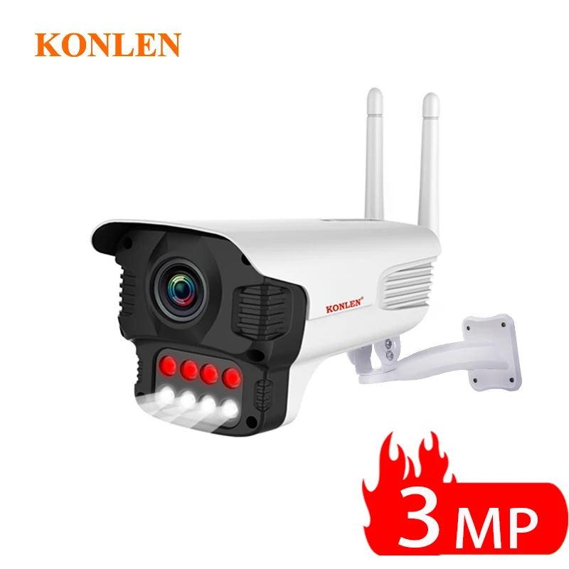 KONLEN 3MP Dual Light IP Camera WIFI Outdoor Yoosee HD Starlight Onvif Audio CCTV Wireless Home Security Surveillance Waterproof
KONLEN 3MP Dual Light IP Camera WIFI Outdoor Yoosee HD Starlight Onvif Audio CCTV Wireless Home Security Surveillance Waterproof