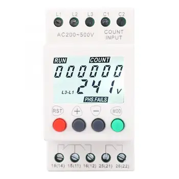 1 pcs RD6-W LCD Display Under Over Voltage Phase Sequence Protector 3 Phase Voltage Monitor Relay
1 pcs RD6-W LCD Display Under Over Voltage Phase Sequence Protector 3 Phase Voltage Monitor Relay