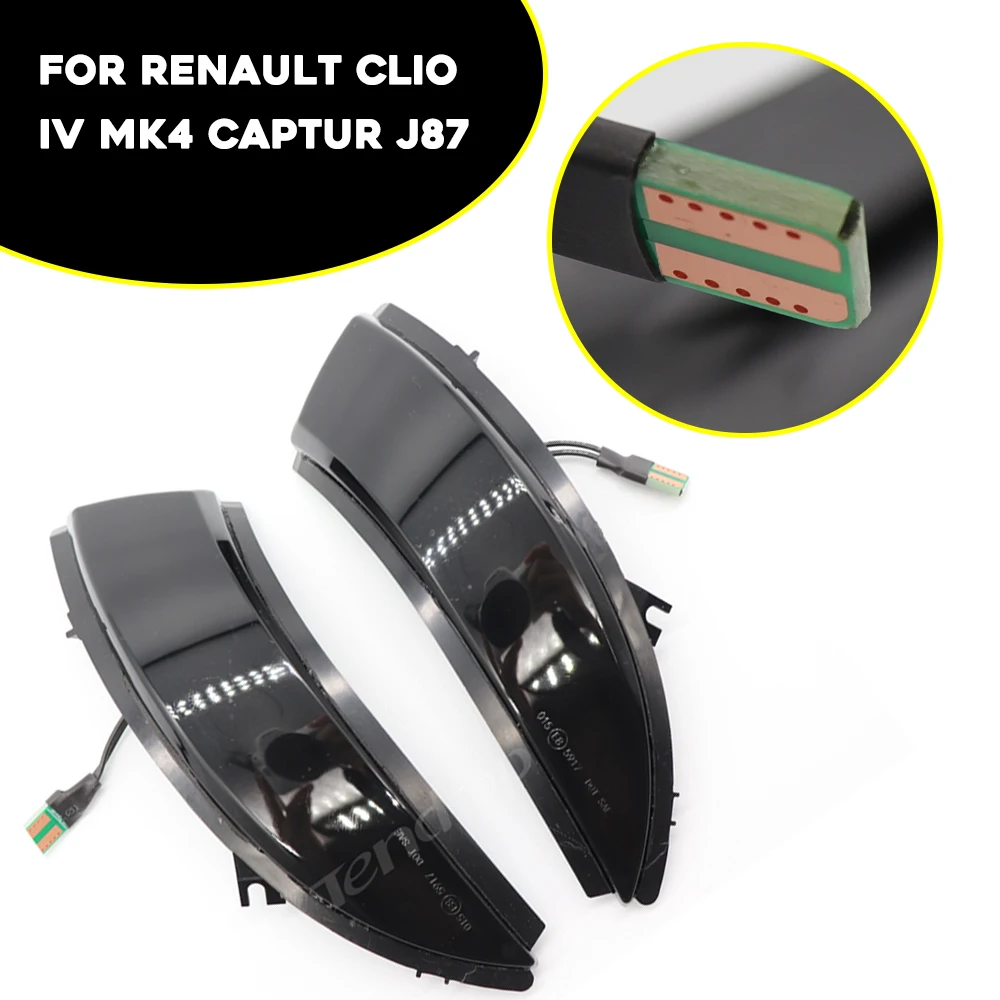 Dynamic Mirror Indicator Blinker For Renault Clio IV MK4 Captur J87 Side LED Turn Signal Light EOS Beetle Car Accessories
Dynamic Mirror Indicator Blinker For Renault Clio IV MK4 Captur J87 Side LED Turn Signal Light EOS Beetle Car Accessories
