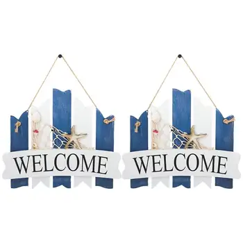 2pcs Welcome Sign Board Wooden Hanging Pendant Mediterranean Style Door Hanging Decoration Ornament for Shop Store
2pcs Welcome Sign Board Wooden Hanging Pendant Mediterranean Style Door Hanging Decoration Ornament for Shop Store