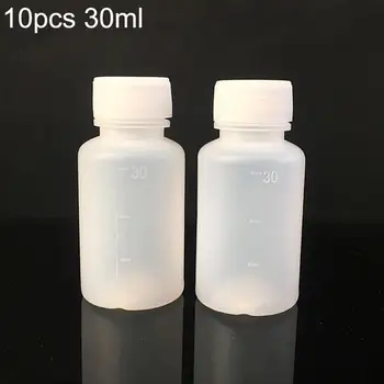 Hot 10Pcs 30ml Clear Scale Refillable Sealed Chemical Bottles Liquid Vials Container
Hot 10Pcs 30ml Clear Scale Refillable Sealed Chemical Bottles Liquid Vials Container
