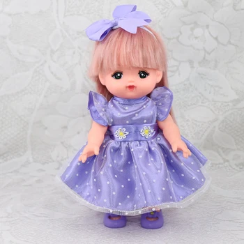 New fashion Polka dot lace dress Dolls clothes 25 Cm Mellchan Baby Doll Clothes Accessories Girls toys Princess dress
New fashion Polka dot lace dress Dolls clothes 25 Cm Mellchan Baby Doll Clothes Accessories Girls toys Princess dress