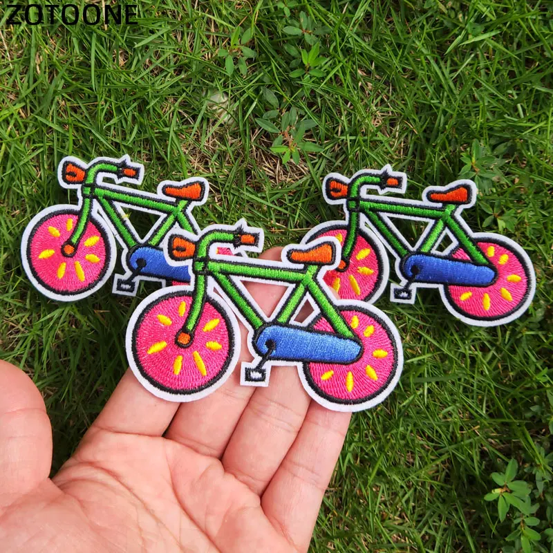 ZOTOONE Bicycle Iron Patches for Clothing Embroidered DIY Sew Stripe On Patch Cute Cycling Bike Clothes Bag TShirt Badge Sticker
ZOTOONE Bicycle Iron Patches for Clothing Embroidered DIY Sew Stripe On Patch Cute Cycling Bike Clothes Bag TShirt Badge Sticker