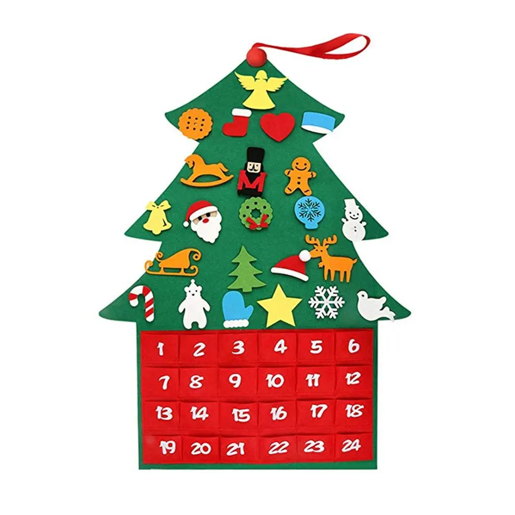 Christmas Felt Advent Calendar Hanging Ornament Decoration Felt Christmas Tree Calendar DIY Christmas Tree
Christmas Felt Advent Calendar Hanging Ornament Decoration Felt Christmas Tree Calendar DIY Christmas Tree