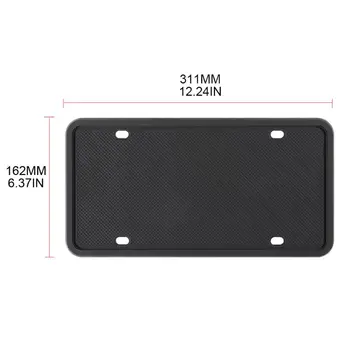 Car Modification Silicone License Plate Frame Rust-proof Rattle Weather-proof K1KE
Car Modification Silicone License Plate Frame Rust-proof Rattle Weather-proof K1KE