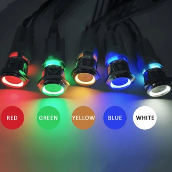 19mm Waterproof Stainless Steel Metal LED self-locking Power Push Button Switch Car Auto Motorcycle Engine Starter
19mm Waterproof Stainless Steel Metal LED self-locking Power Push Button Switch Car Auto Motorcycle Engine Starter