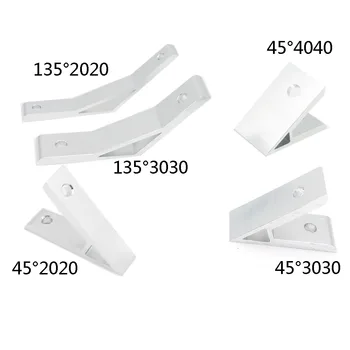2Pcs 2020/3030/4040/4545/6060/8080/9090 45 Degree 135 Degree Angle Corner Connecotion For Aluminum Support Guide
2Pcs 2020/3030/4040/4545/6060/8080/9090 45 Degree 135 Degree Angle Corner Connecotion For Aluminum Support Guide