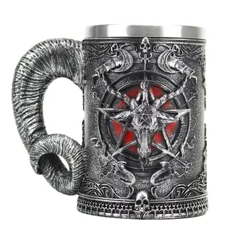 Baphomet Pentagram Horn Mug Gothic Wicca Pagan Mystical Tankard Coffee Beer Cup Mugs 600ml BEST Mystic Wicca Fan Gift
Baphomet Pentagram Horn Mug Gothic Wicca Pagan Mystical Tankard Coffee Beer Cup Mugs 600ml BEST Mystic Wicca Fan Gift
