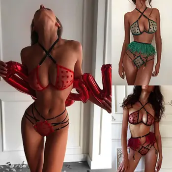 Exotic Sets Womens Sexy Lingerie Babydoll Lace Bra Set G-string Panty Underwear Nightwear
Exotic Sets Womens Sexy Lingerie Babydoll Lace Bra Set G-string Panty Underwear Nightwear